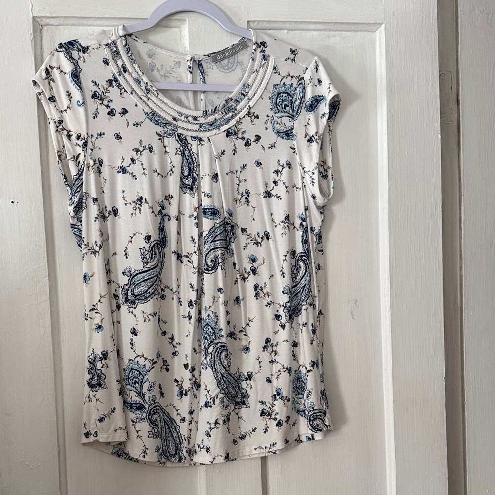 Chic Floral Paisley Women's Blouse